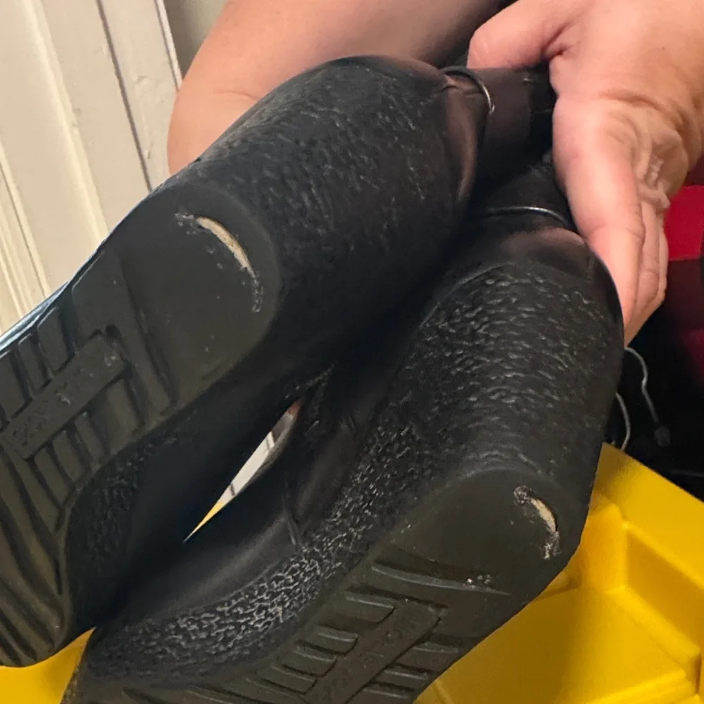 Michael Kors Black Quilted Wedge Boots